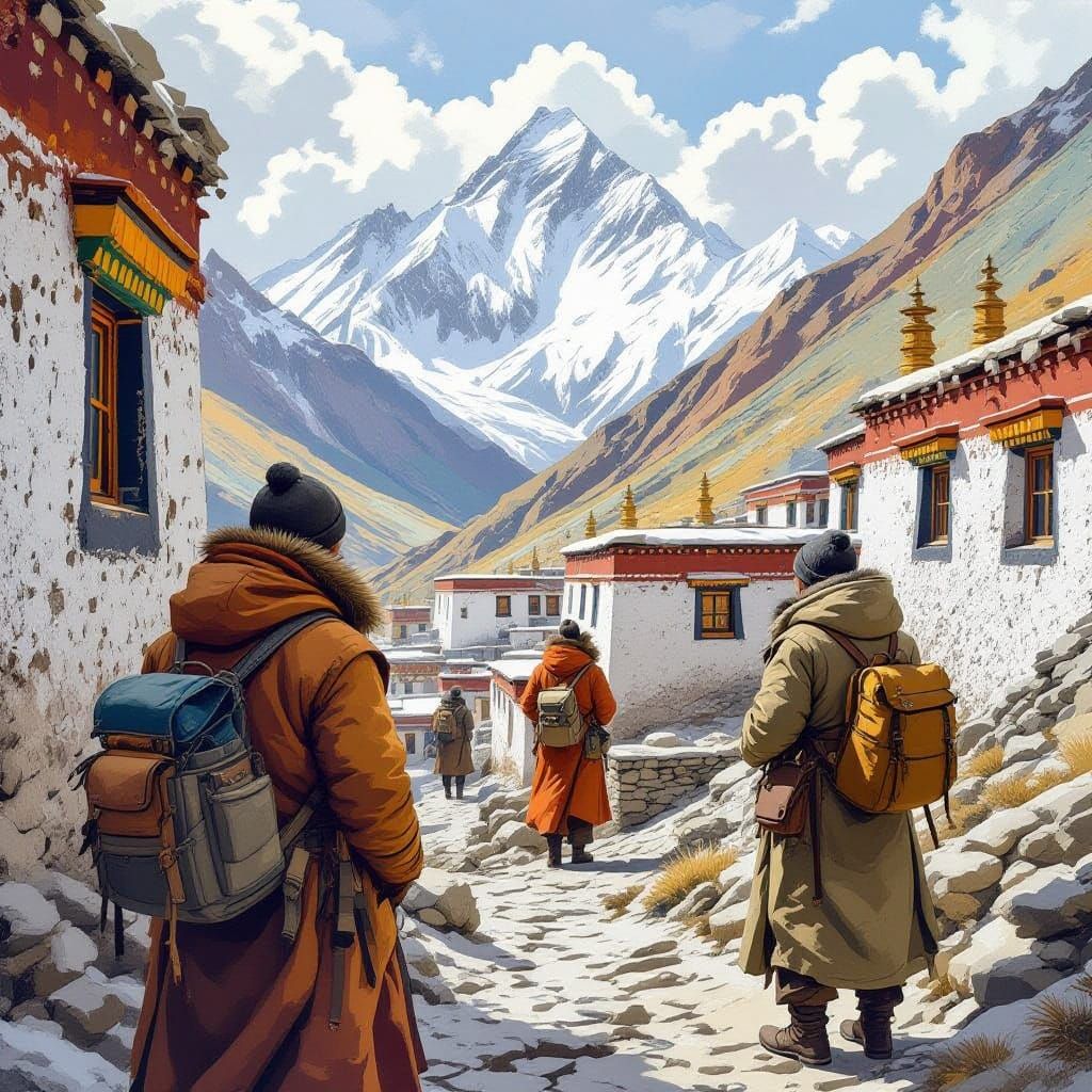 Mysterious Expedition in the Tibetan Mountains