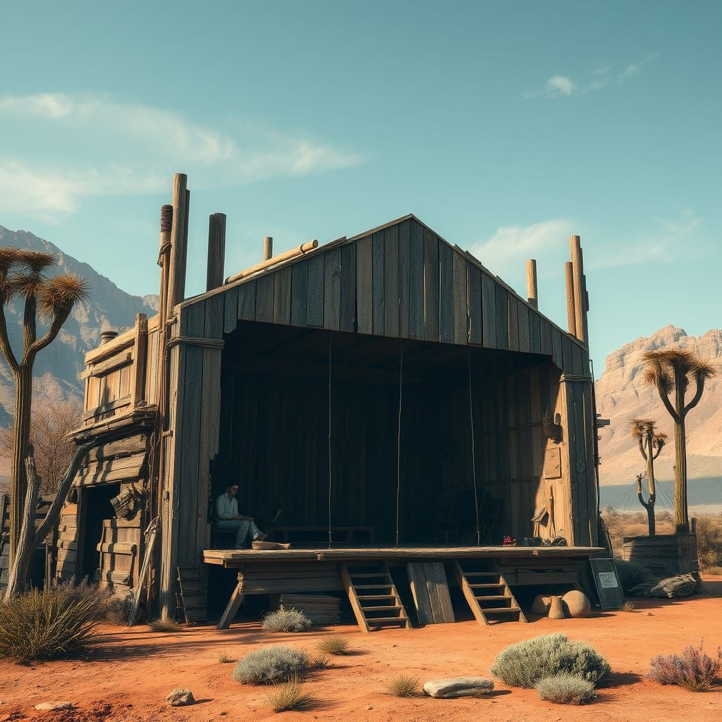 Oasis Theater Inspired by Miyazaki, Thorp and Stalenhag