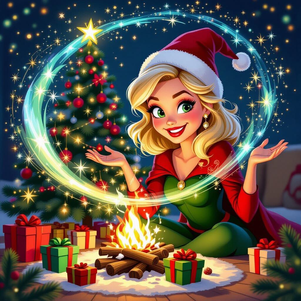 Sabrina Spellman Conjures Christmas Magic