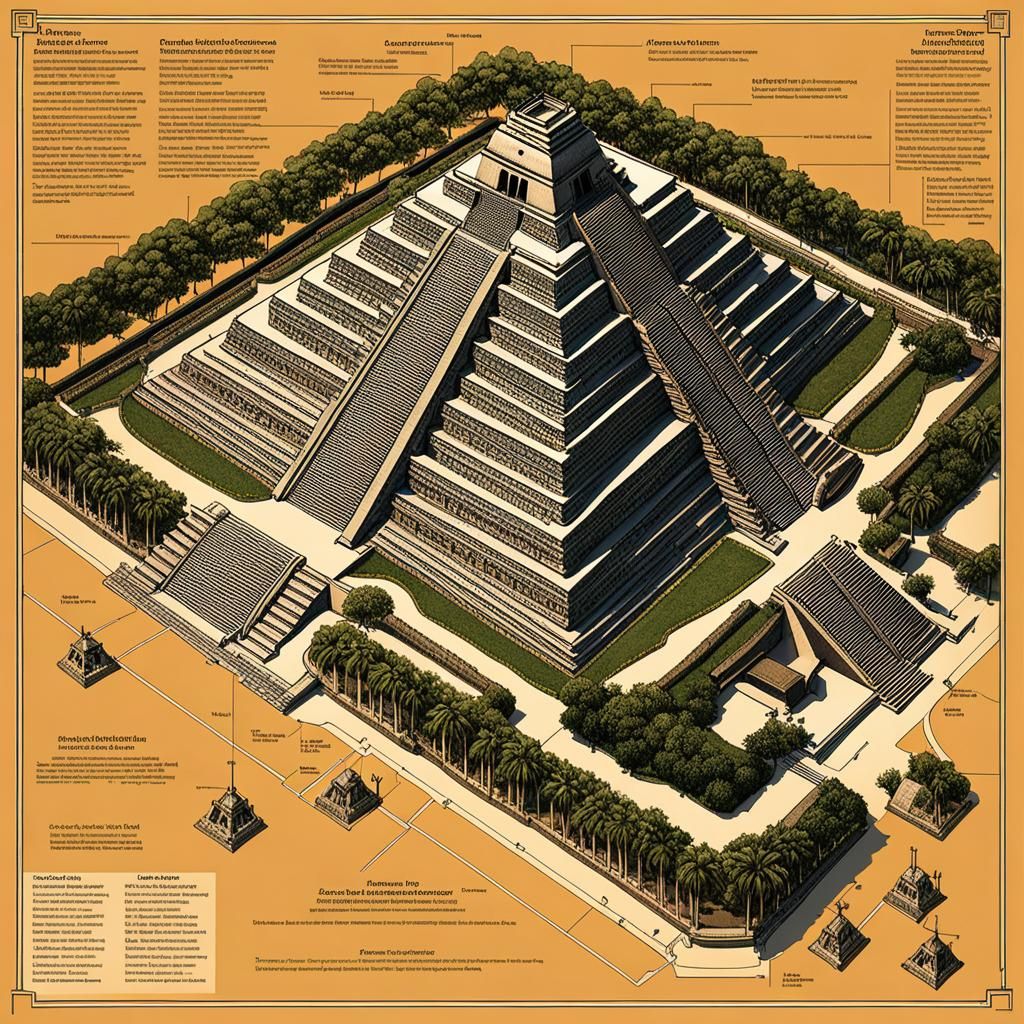 Mayan City Planning: Architectural Blueprints of Pyramids