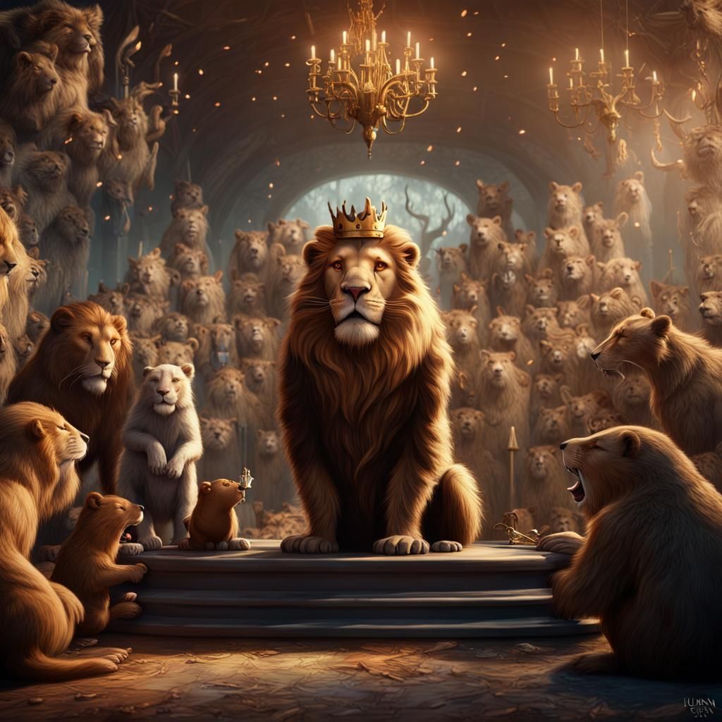 Aslan Crowns Mr. Beaver in Narnia Award Show