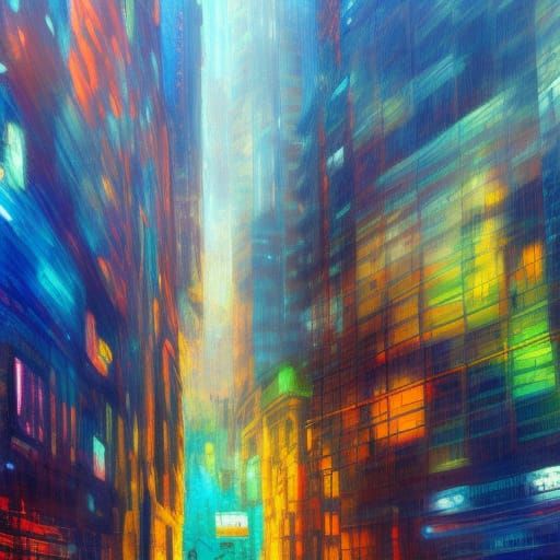 Cyberpunk Superheroine in Neon Metropolis, Masterpiece