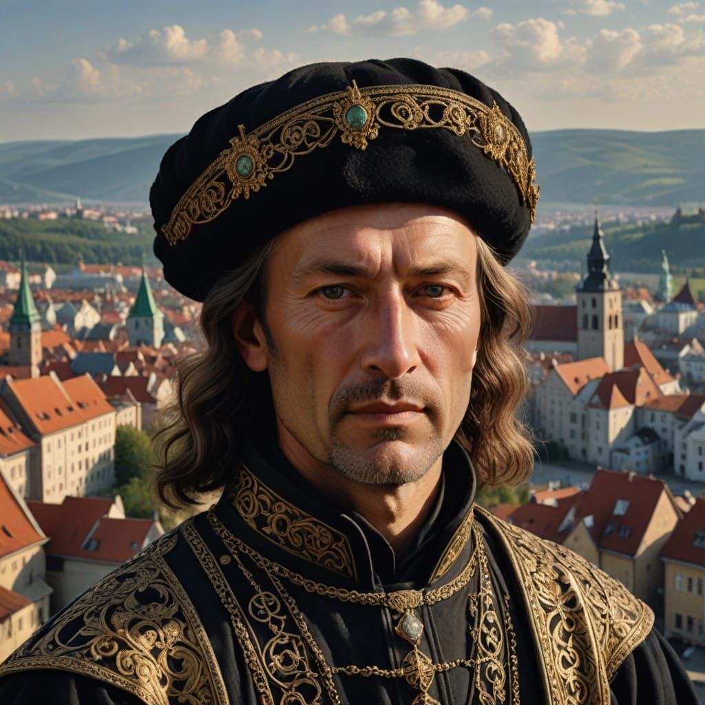 Dignified Lithuanian Noble in 15th-Century Vilnius