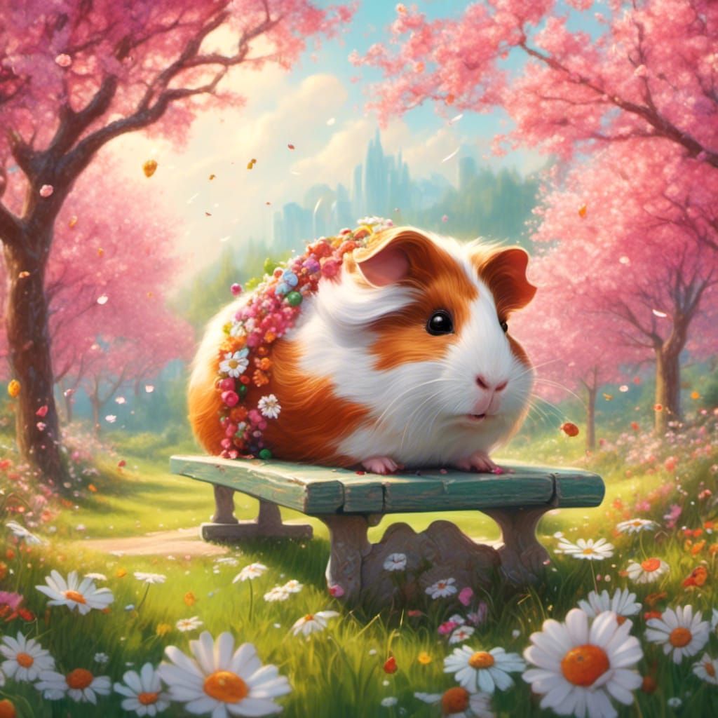 Pixar Guinea Pig in a Candyland Wonderland