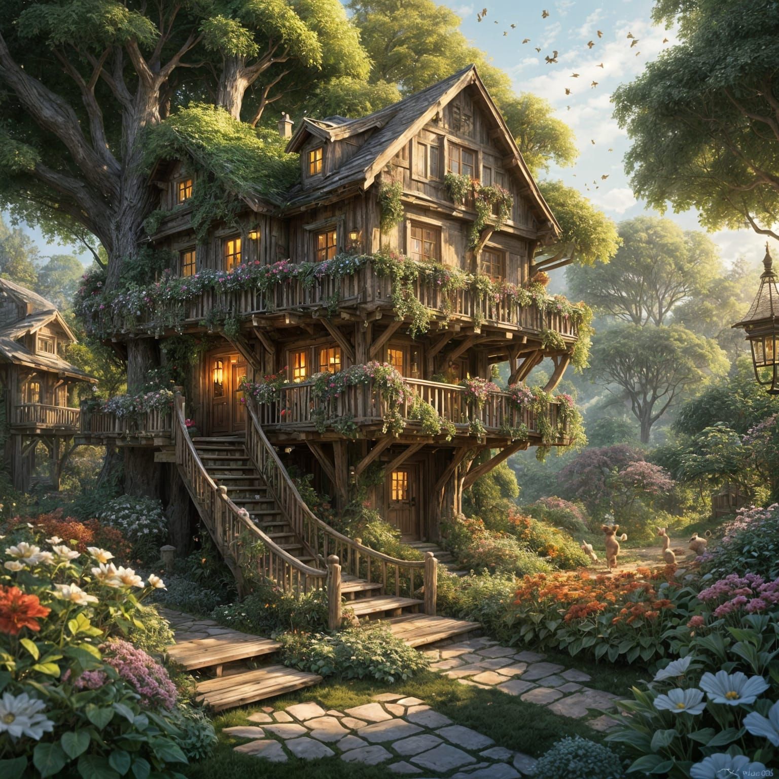 garden treehouse