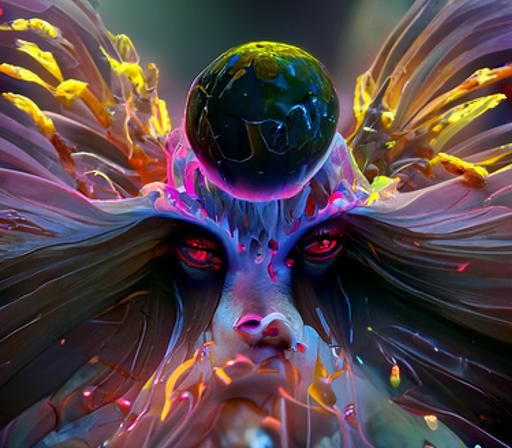 Sorceress Creates Life in Lush Environment