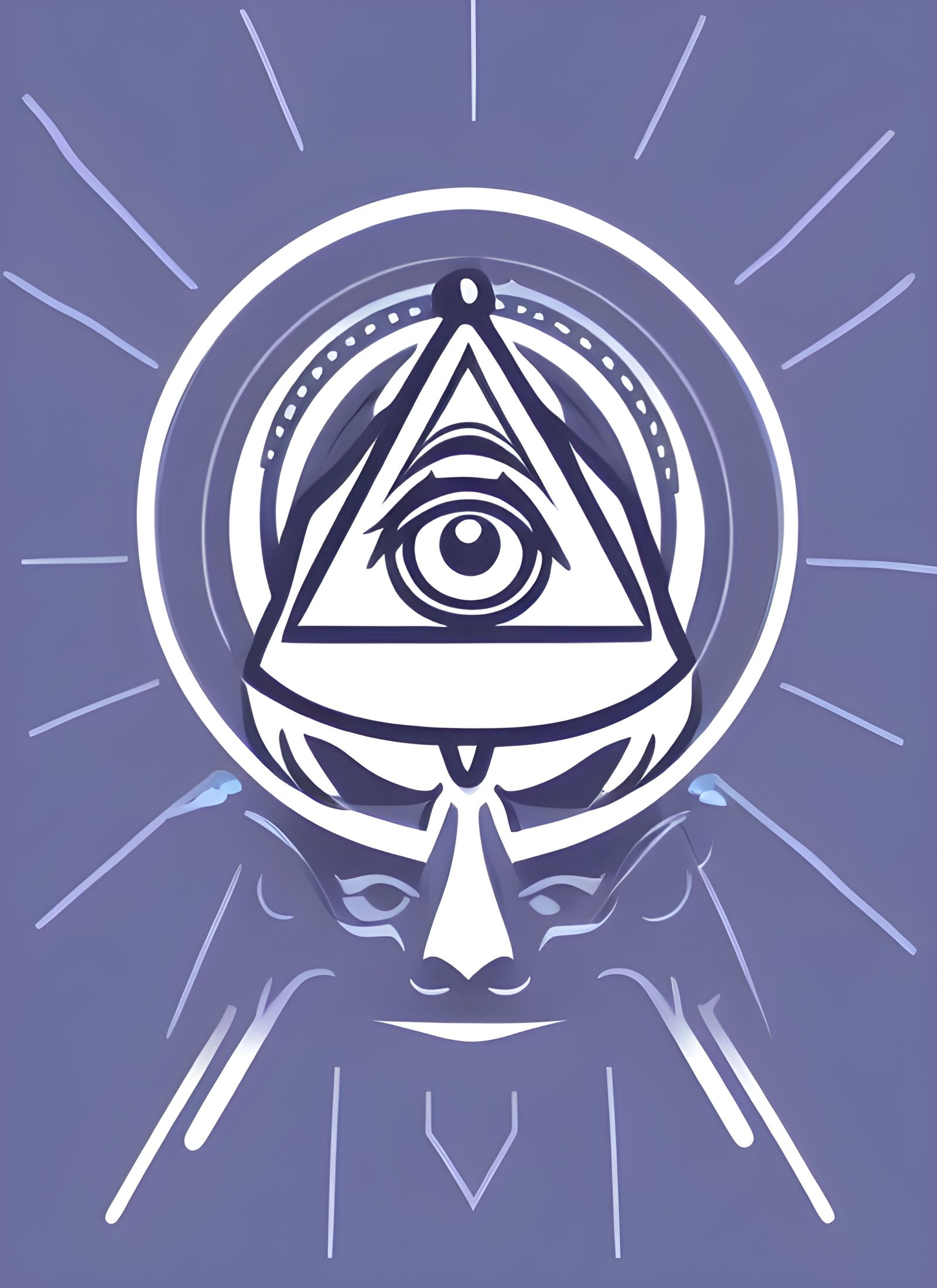 Third Eye Logo in Vector Art Style