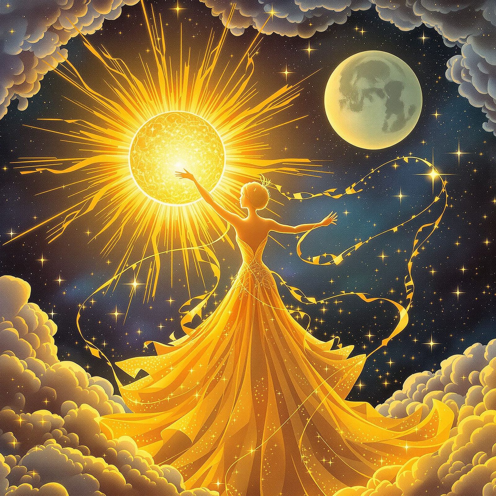 Sun and Moon Dance in Celestial Ballroom