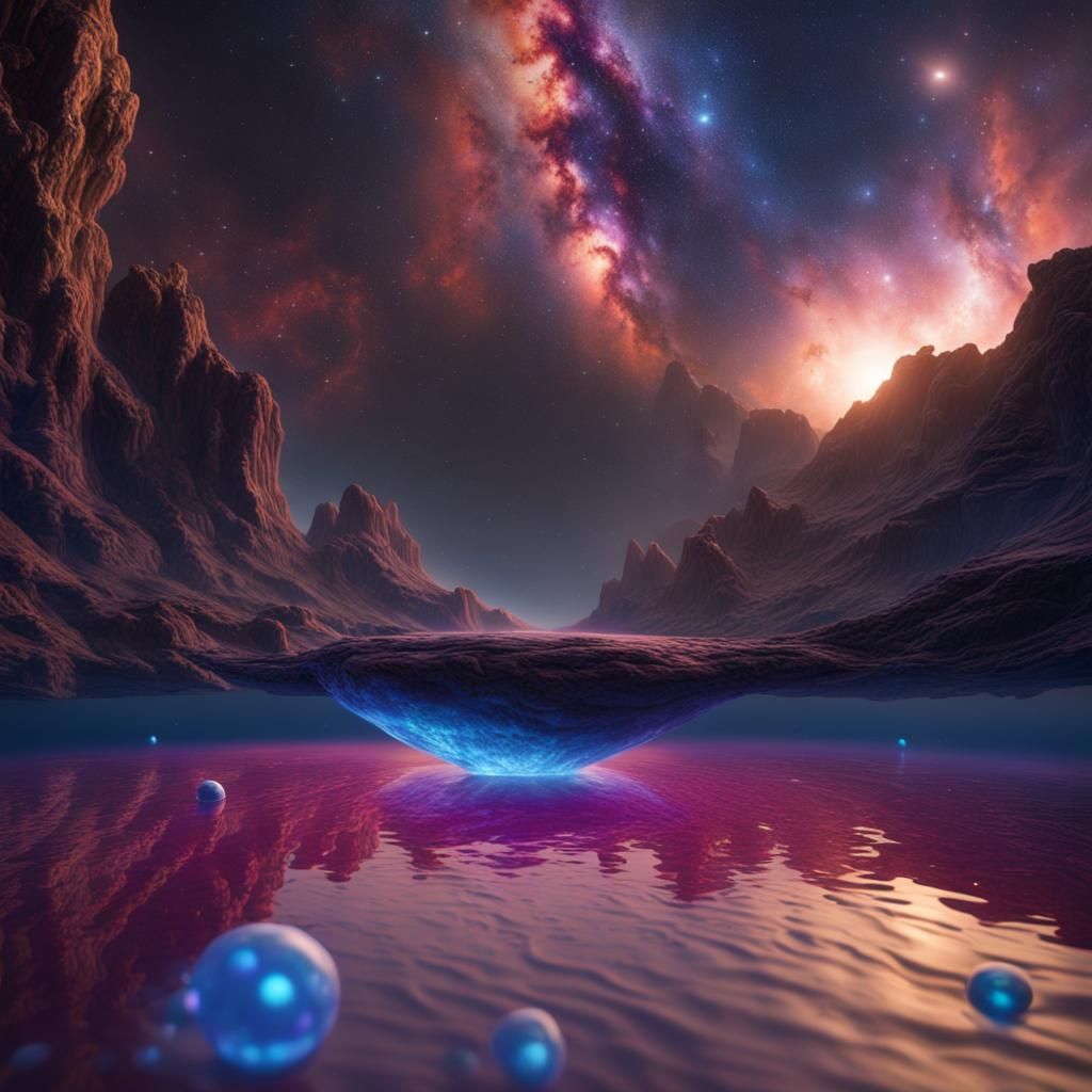 Pool Noodle Galaxy: Fantastical Art