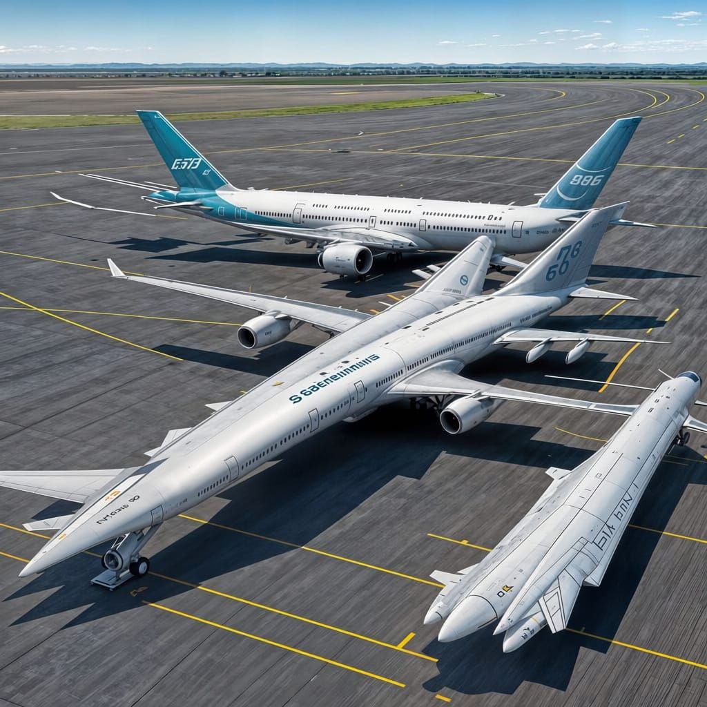 Hypothetical Boeing 8007 Blended Wing Body Aircraft