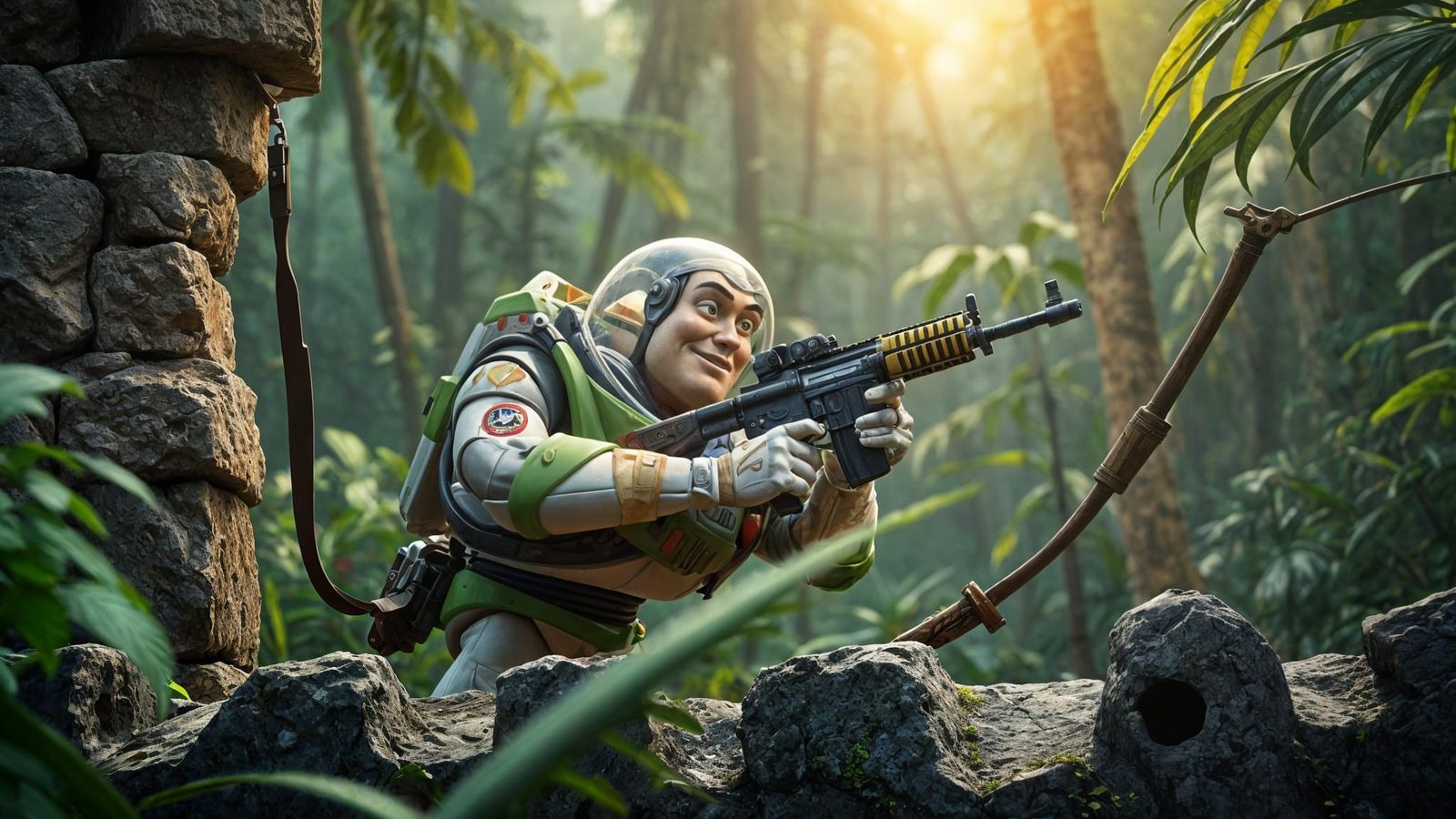 Space Ranger Engages in Vietnam Conflict