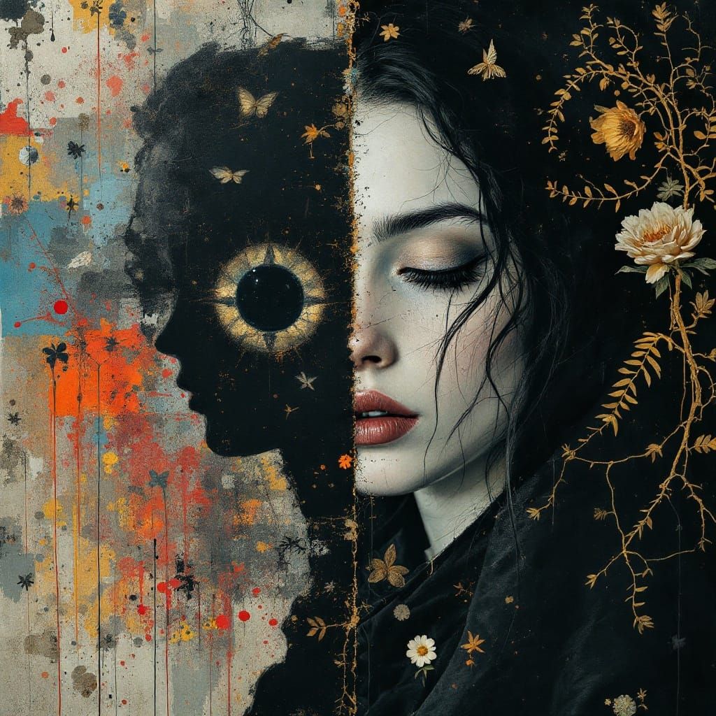 Paranoid Surrealism Portrait of Madame Emile Mouillère