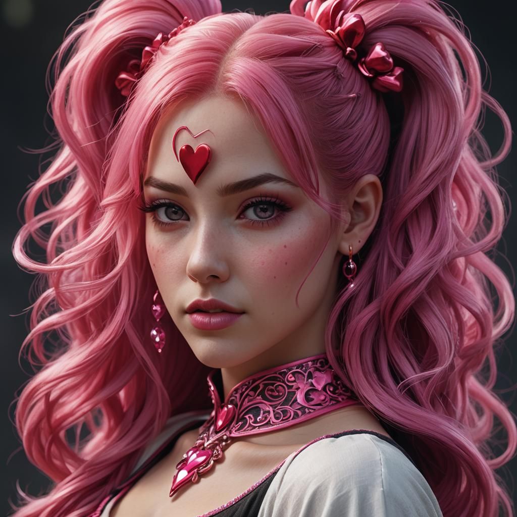 Pink-skinned Woman Portrait in Unreal Engine 5