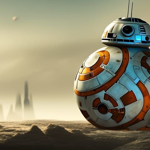 BB8 Detailed Matte Painting in Unreal Engine