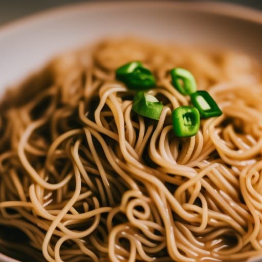 Noodles in Professional Photography with Bokeh