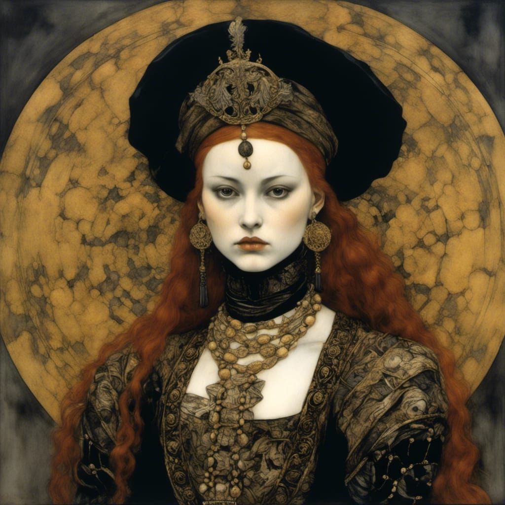 Focus, Black & Gold VI