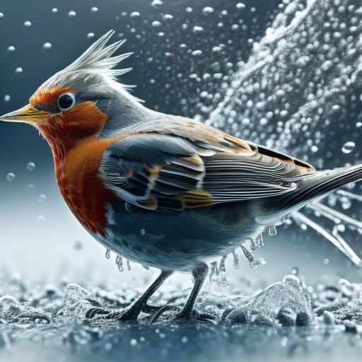 Dripping robin