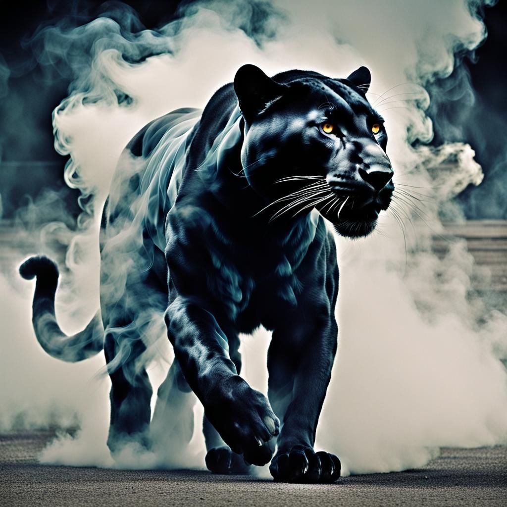 Ethereal Smoke Panther