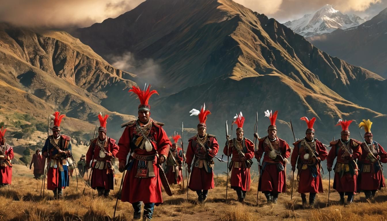 Inca Emperor's Triumphant March Through the Andes