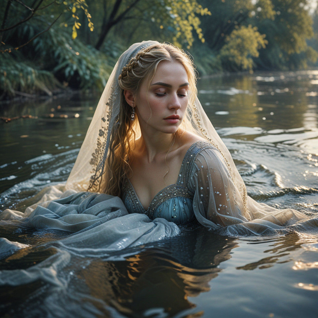 Tsarina Eudoxia Lopukhina in Dreamy, Impressionist Portrait