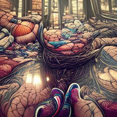 Vibrant Comic Book Art of a Happy Place