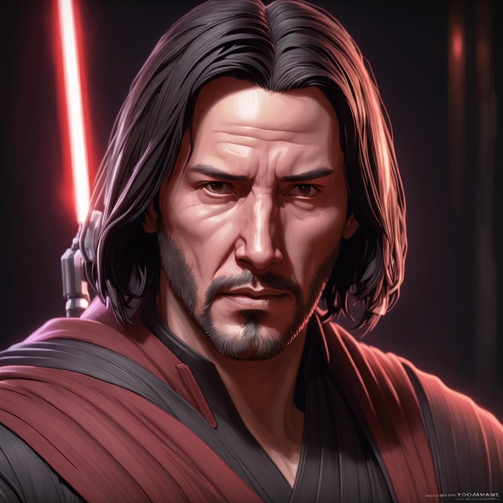 Keanu Reeves as Darth Revan Portrait