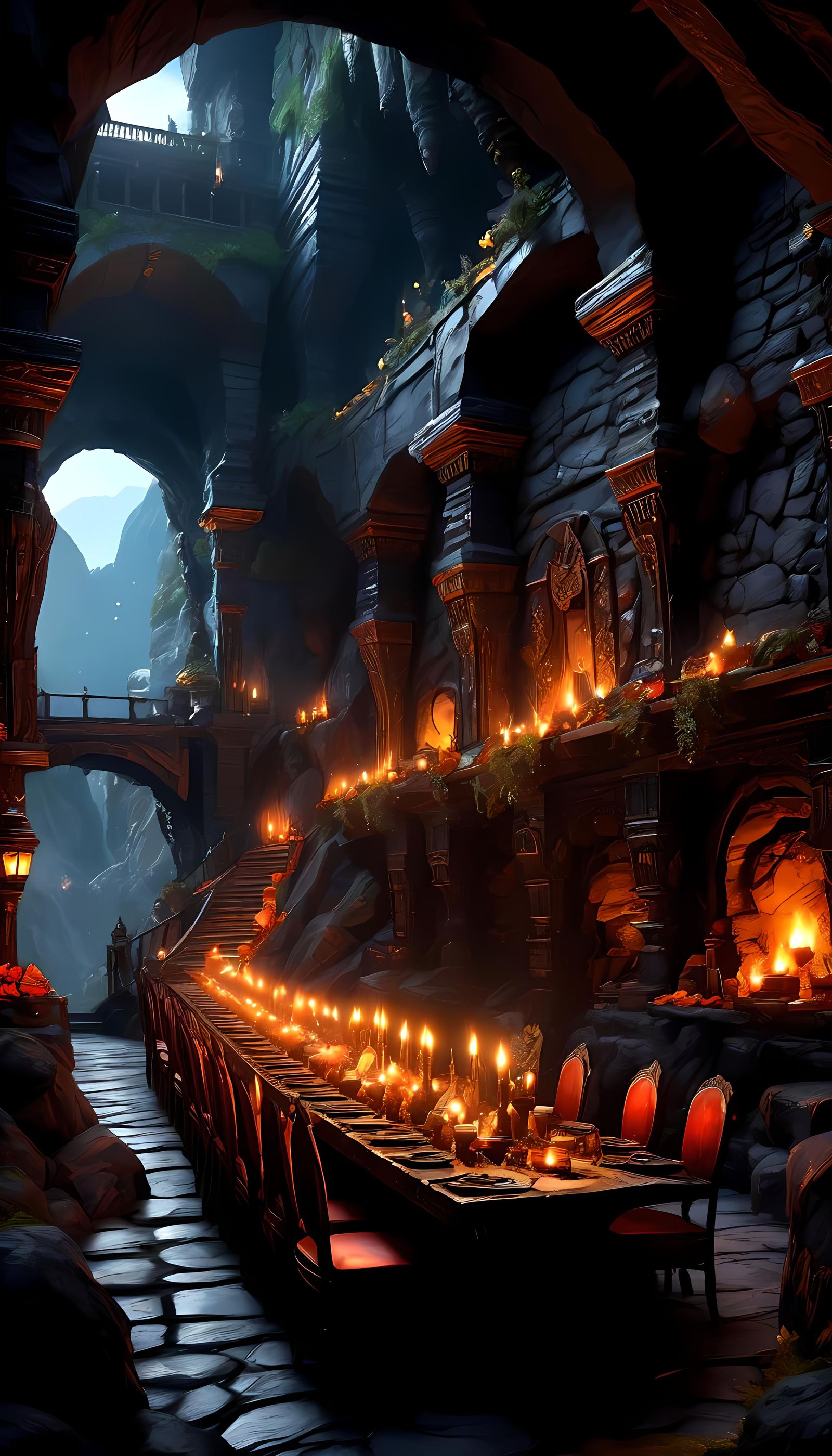 Epic medieval warriors lair