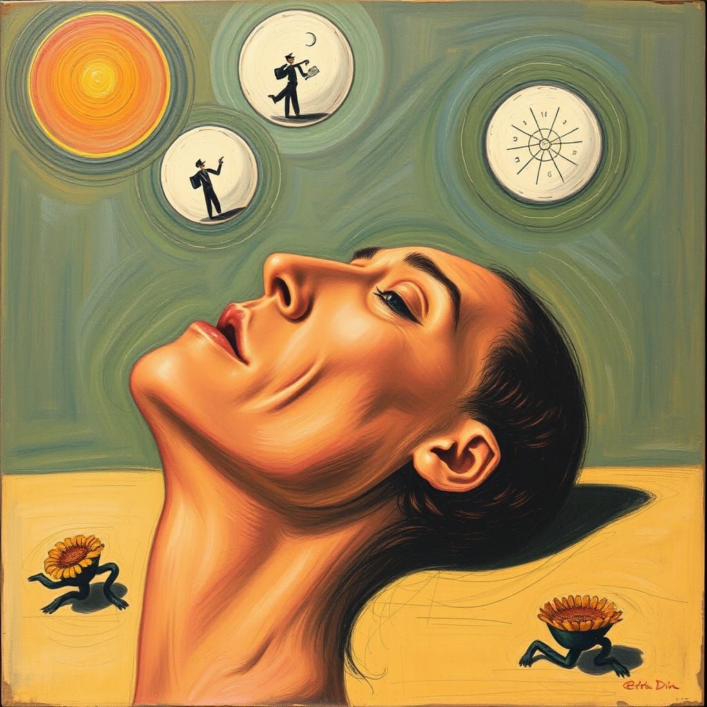 Surrealist Masterpiece of Hope and Resilience
