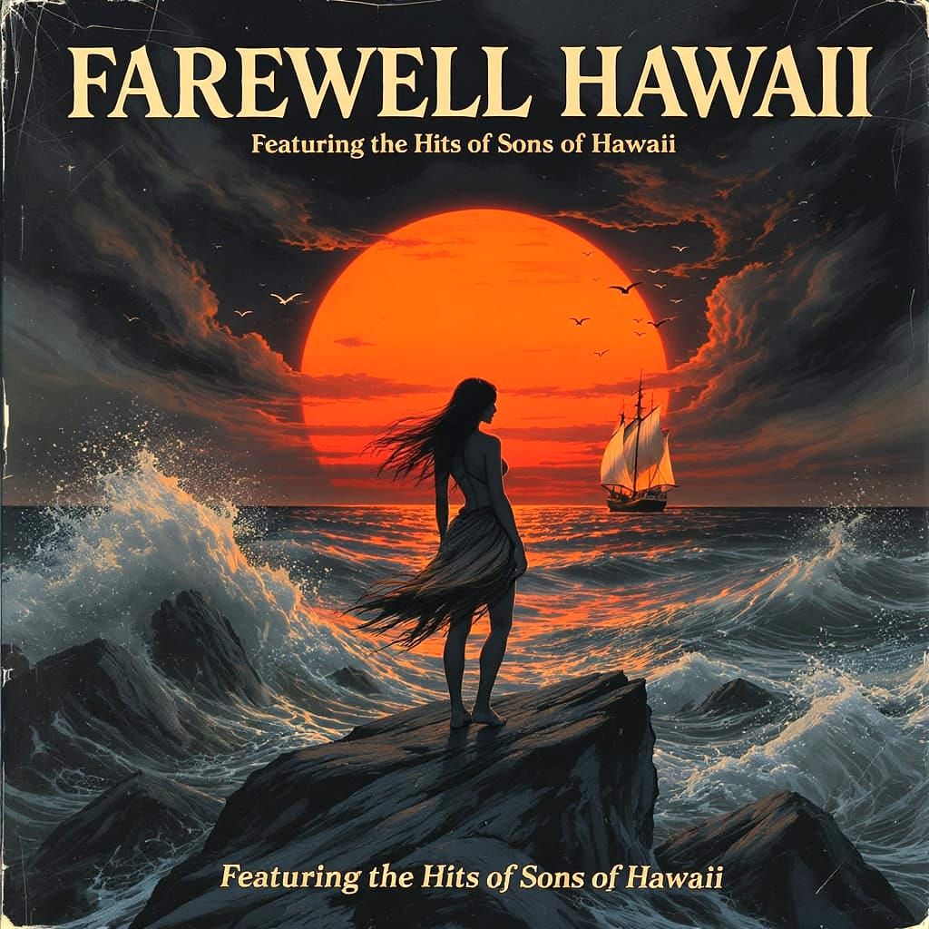 Farewell Hawaii: Vintage Record Cover Art