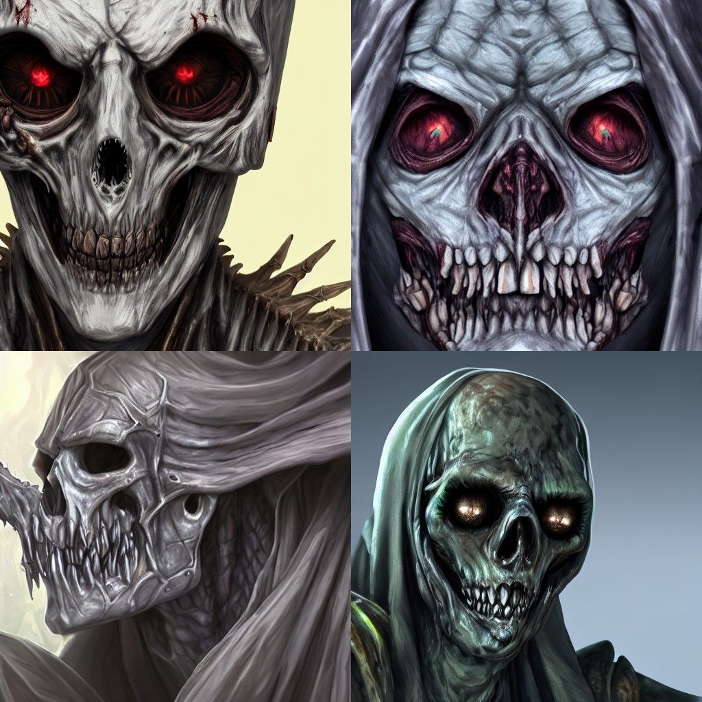 Photorealistic Undead Lich Close-Up
