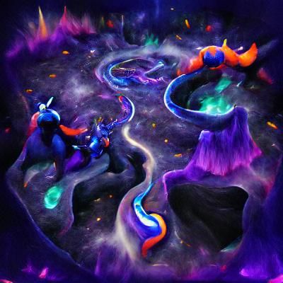 Cosmic Rift Generated by AI