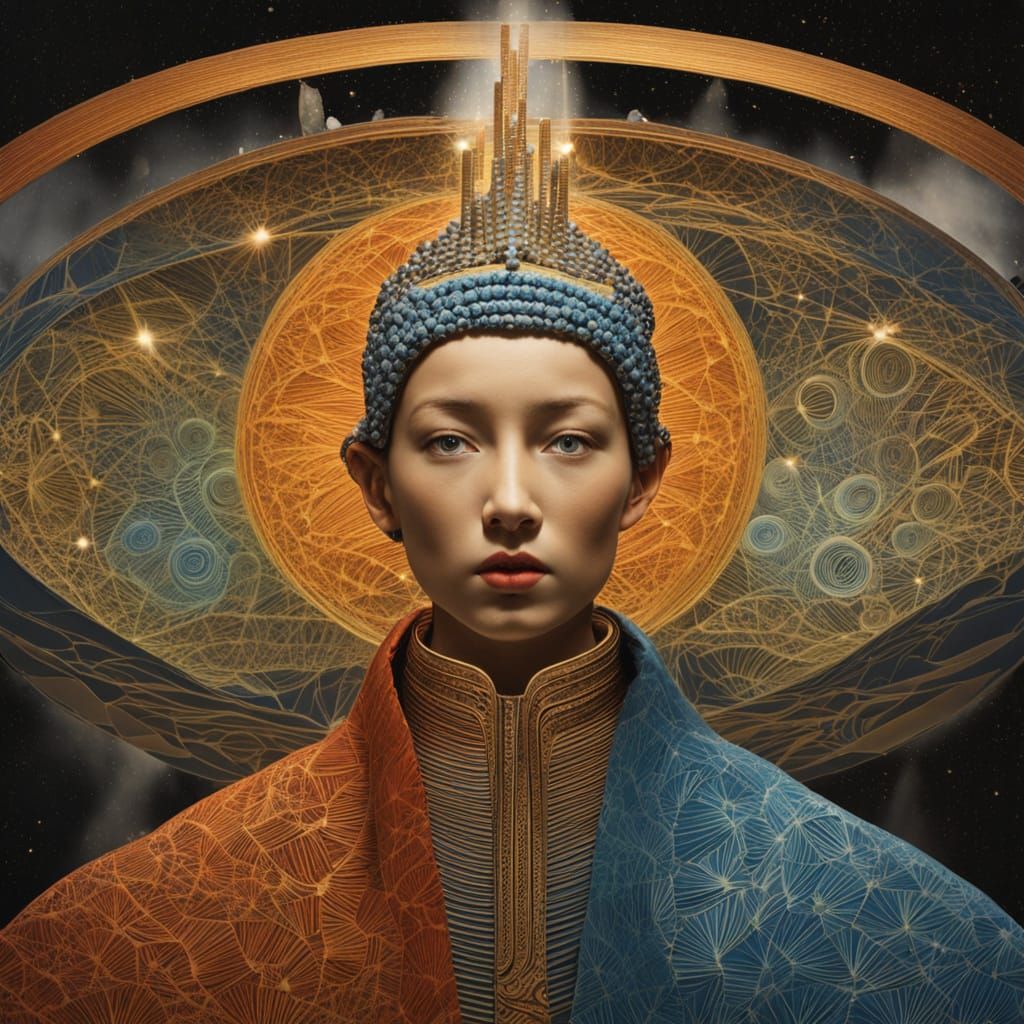 Ethereal Alchemist in Celestial Realms