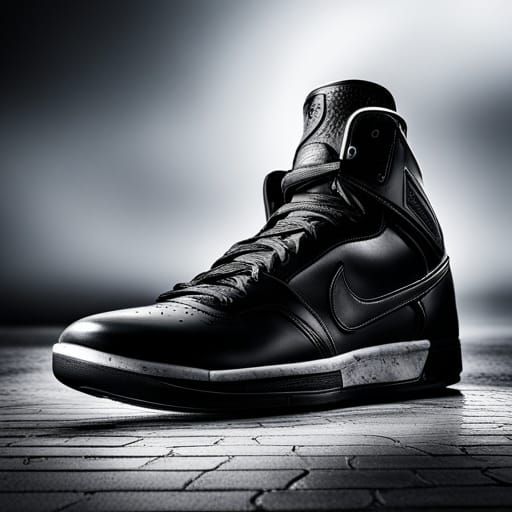 Hyperrealistic Nike Sneakers in High Definition