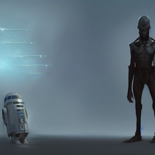 Neimoidian Alien Concept Art Portrait