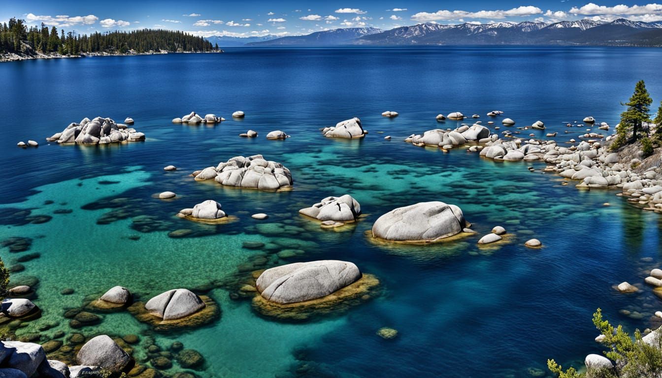 Tahoe Wilderness in Monet's Hyperrealism