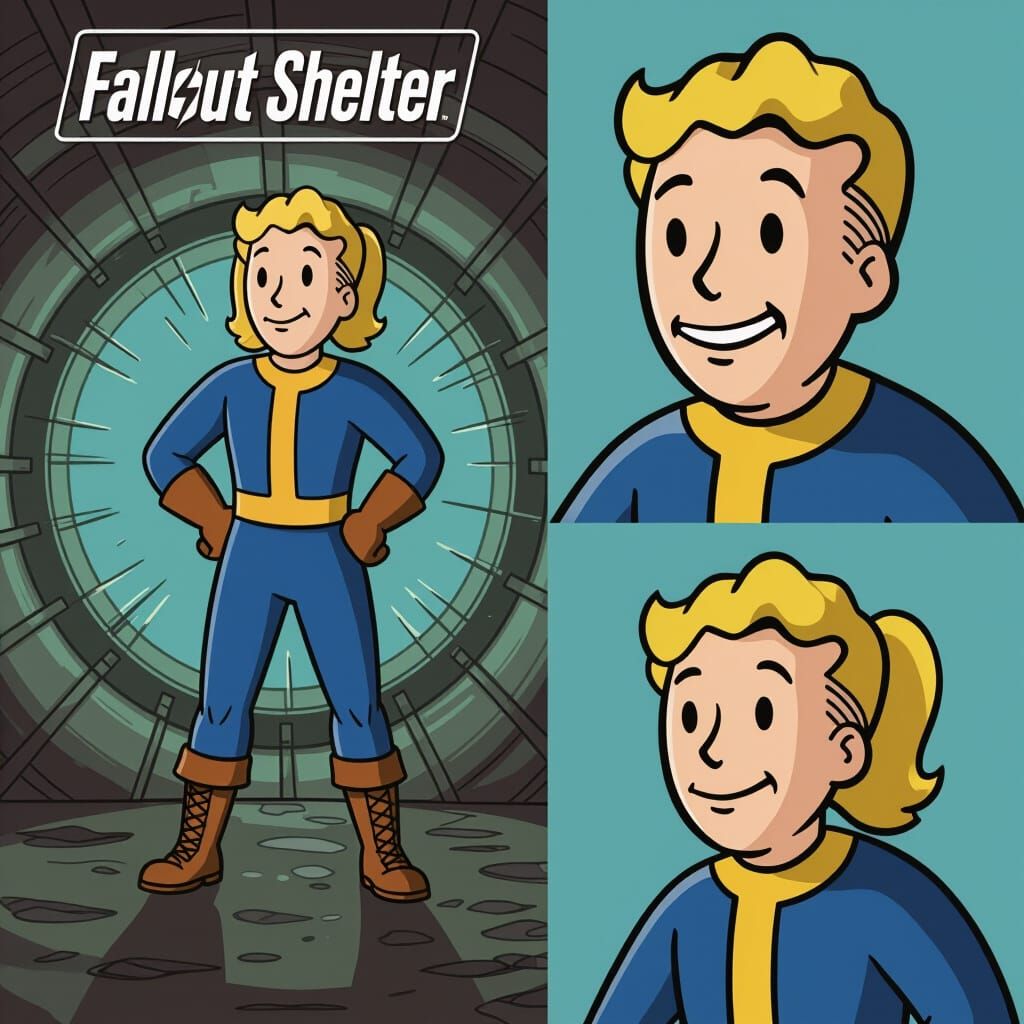 Fallout Shelter Inspired Character Art