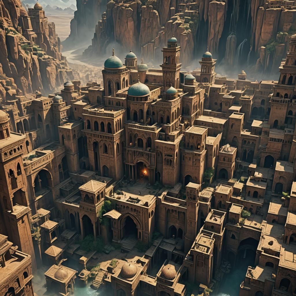 Epic Prince of Persia Cinematic Digital Painting