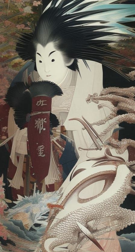 Yokai Lobster Samurai: Hyperdetailed Tsukumogami Portrait