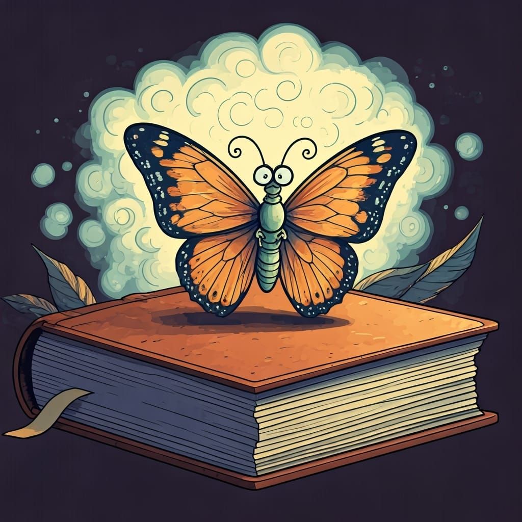 Bewildered Butterfly Reads Philosophy Book