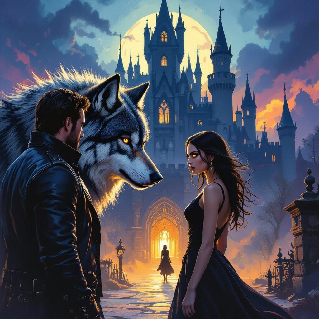 Werewolf Warrior Meets Vampire Princess at Dark Castle