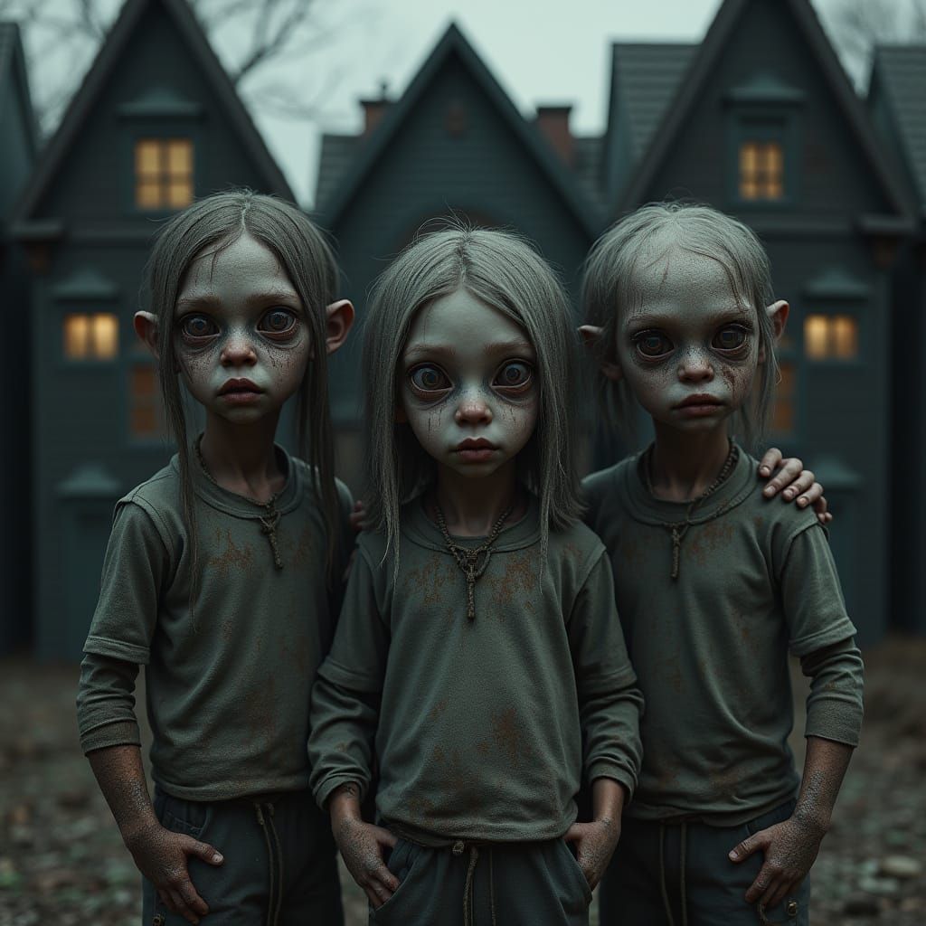 Monstrous Children in a Dark Ominous World