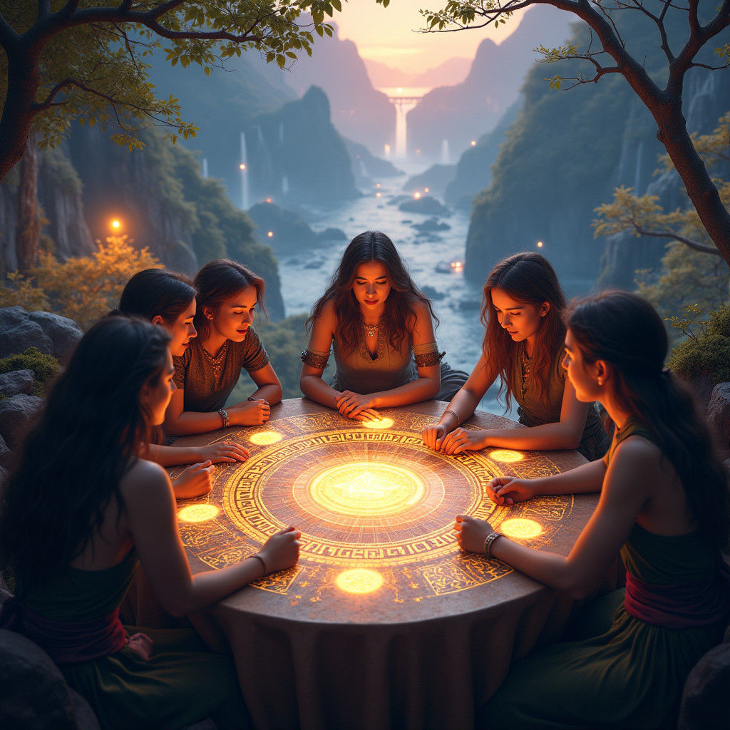 Holographic Board Game in a Fantasy World