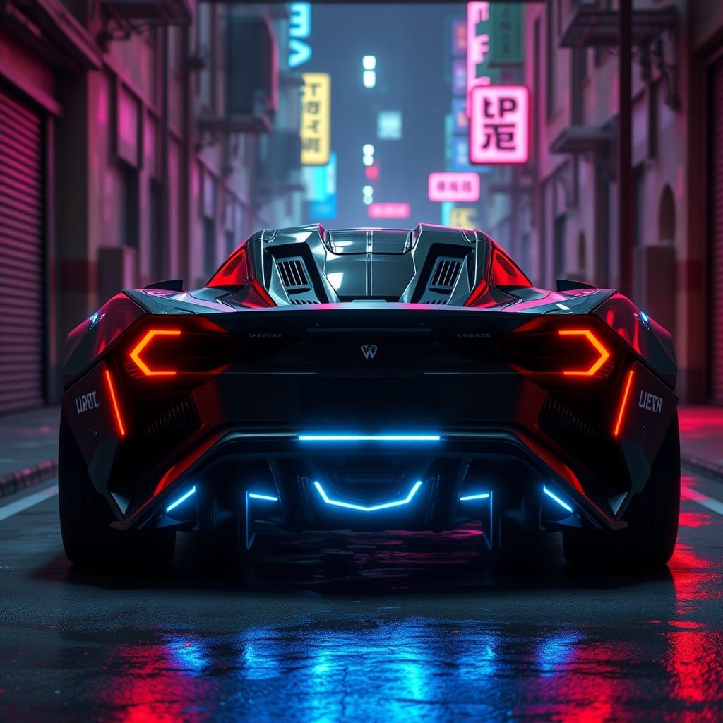 A cybernetic sports car