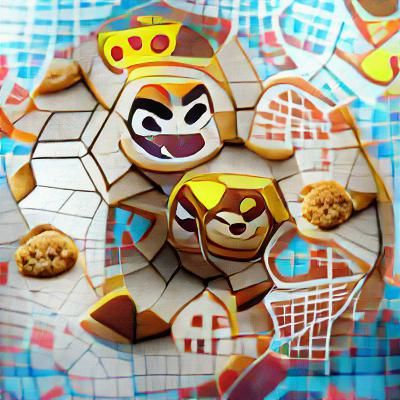 Cookie Run Kingdom in Geometric Marvel Style