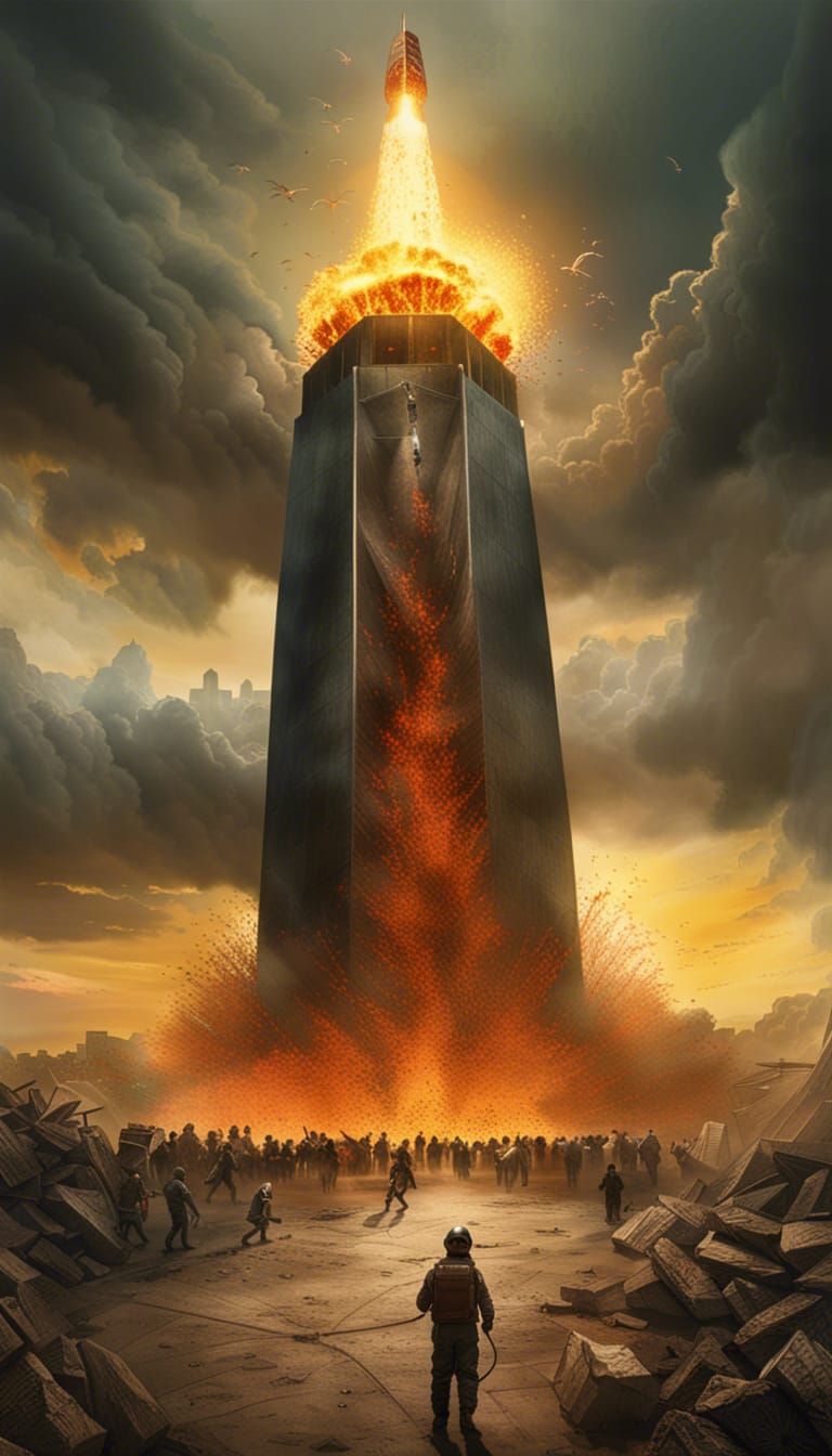 Post-Apocalyptic Nuclear Blast at Mansudae Hill, 2095