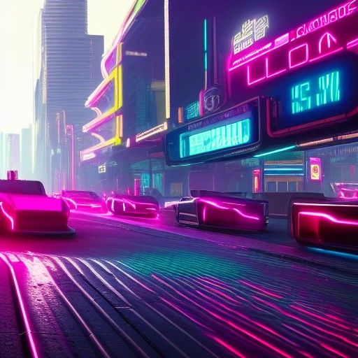 Futuristic Glasgow: A Cyberpunk 2099 Cityscape
