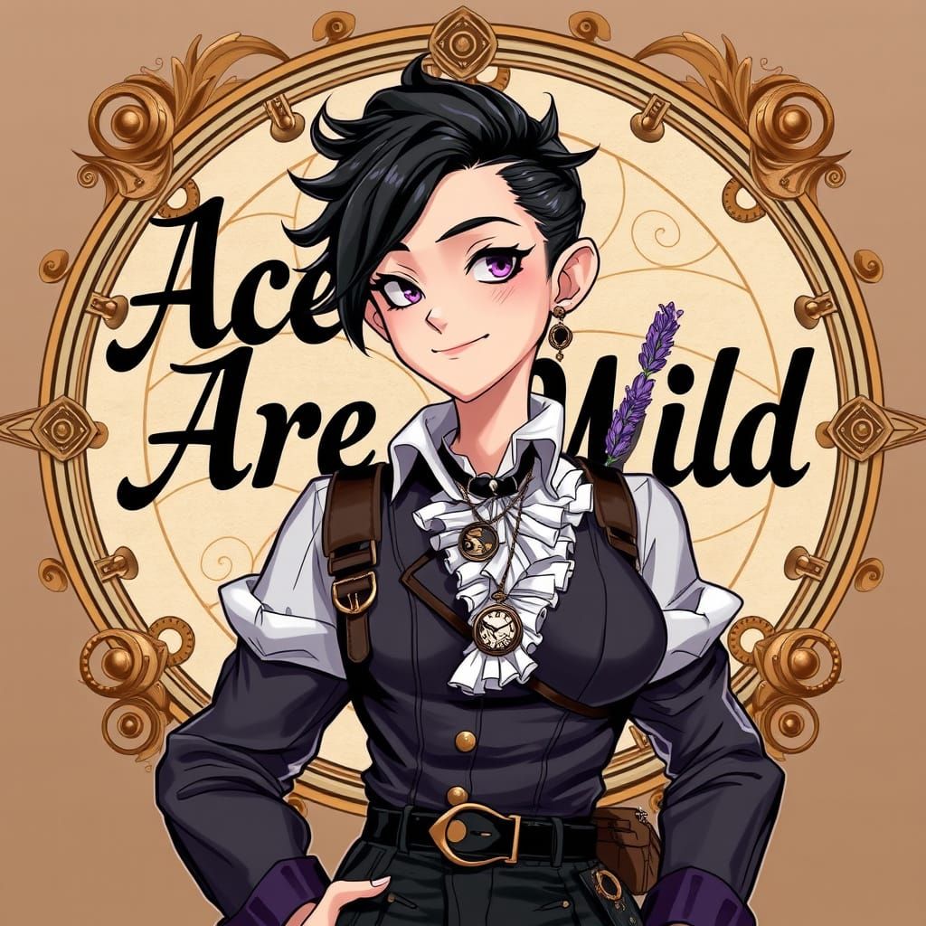 Steampunk Ace in Regal Attire