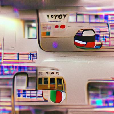 AI Generated Tokyo Train