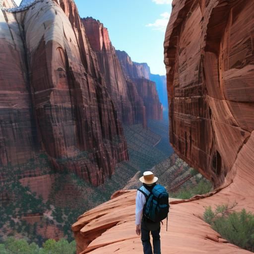 Zion National Park, Utah: An AI Interpretation
