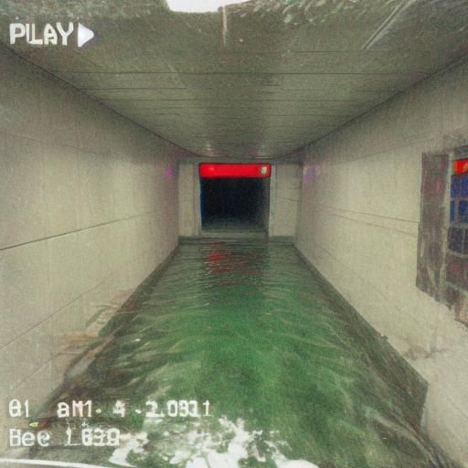 Submerged Research Center in VHS Style